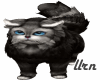 Dark Persian Cat  fur