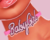 Baby Girl Choker Pinke