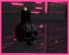 Melting Candle On Skull