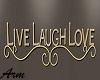 Live Laugh Love gold