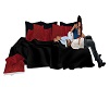 Blk/Red Hangout Couch