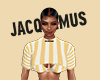 crop top jacquemus yello
