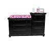 Pink Paw Changing Table