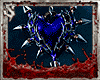 Blue Heart Keychain Y2K