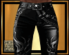 [L] LEATHER Skull pants