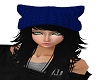 Blue Kitty hat blackhair