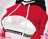 d. cute hoodie red