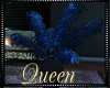 !Q Blue Feather Vase