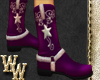 *WW Cowgirl Boots Purple