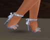 CF Blue Flowered Heels
