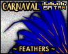 !T Carnaval Blue Feather