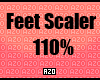 110% Feet Scaler