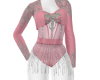 Pink party suit