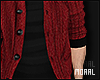 Red Sweater Cardigan