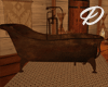 classic rusty bathtub