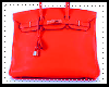 RED HAND BAG