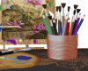 Paintbrushes In Cup