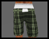 (DP)Grn Tartan Shorts