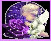 Purple Rose with angel