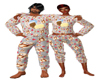 Couples Teddy Bear PJs M