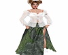 boho gypsy green skirt