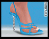 E* Blue Chic Heels