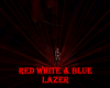 Red White & Blue Lazer