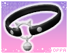 ♡ cat choker | black