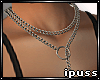 !iP Silver Necklace