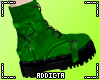 *A* Green Xmas Boots Kid