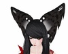 Black and Silver Ears