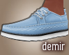 [D] Mir blue loafer
