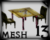 13 TABLE CHAIRS 1 MESH