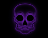 Purple Skull Lamp
