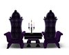 Purple Goth Chairs