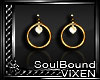 Round Pearl Earrings_Gld