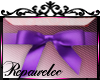 *R* Purple Bow Sticker
