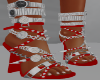 Wristed Up Heels Red