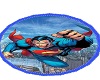 "CC" superman rug
