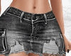 Grey Denim Skirt