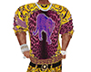 Versac Coral Leopard Top