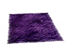 purp fur rug