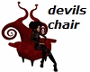 devils chair red