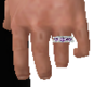 Purple wedding ring Mens