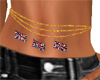 BBJ UK belly chain flag