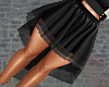 High Low Skirt black