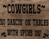 Cowgirls Wallhanging