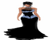 Black w/blue Dress