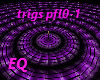EQ purple floor light