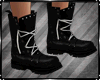 -I- Leather Combat Boots